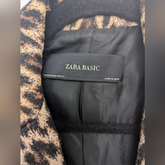 Zara Animal Print Coat - Picture 5 of 13